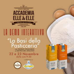 "Le Basi della Pasticceria" - Evento LA DEMO INTERATTIVA Elle&Elle